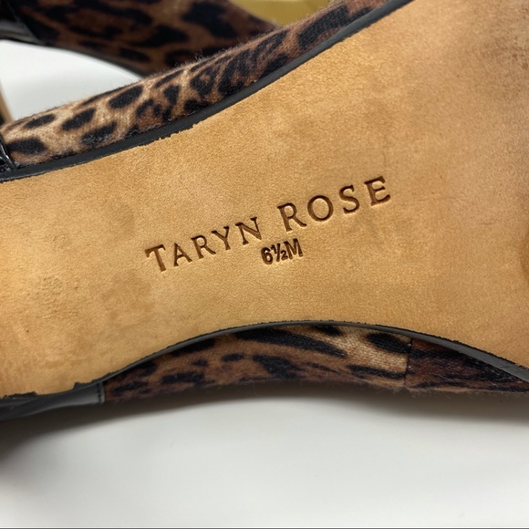 Taryn Rose Teaneck Leopard Print Pump Brown Multi - Picture 10 of 13